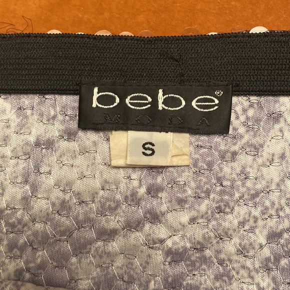 Bebe Sequin Micro Mini Skirt - Picture 5 of 5